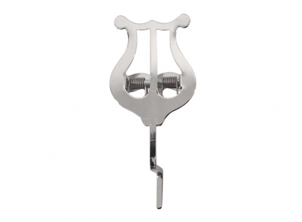 Estante de Marcha para Saxofone Obrac 1204 Curta Niquelado Estante de Marcha para Saxofone Obrac 1204 Curta Niquelado